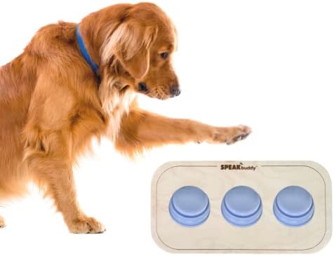 Treinamento de botão de cauda waggy Treinamento de botões de cachorro que facilita a conversa do seu cão ...