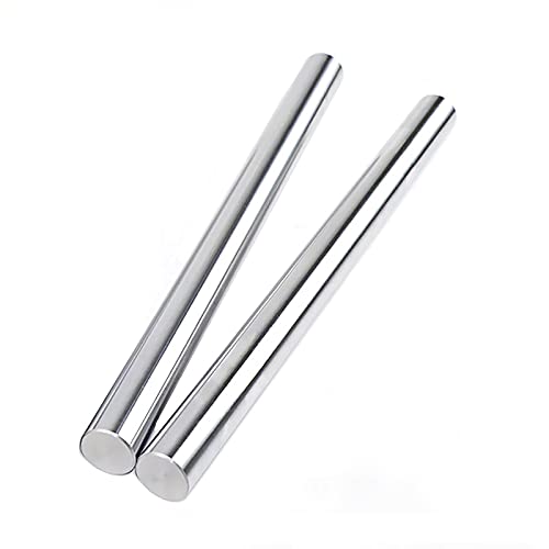 Guia do eixo da haste de movimento linear mssoomm 8 mm x 500 mm Chrome endurecida com impressora 3D, DIY, CNC - Tolerância da Métrica H8, 2pcs