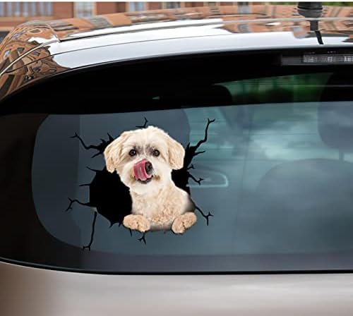 Adesivo de carro maltipoo maltipoo mamãe decalque amor vynil cars brinquedos para mulheres diversão aviso caminhões atickers