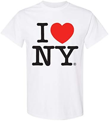 Eu amo Nova York licenciada oficialmente camiseta adulta de NY