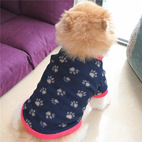 2 PCs suéter quente para cães, lã de cachorro macio de cachorro Doggie camisa de inverno de inverno Sorto para pequenos animais