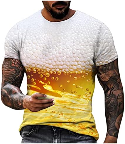T-shirt unissex para homens e mulheres gráficos engraçados 3D Imprimir camisetas de verão Crewneck de manga curta camisetas