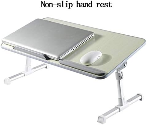 Mesa do laptop WSSBK para cama, bandeja de mesa portátil com pernas dobráveis, notebook ajustável em altura Stand