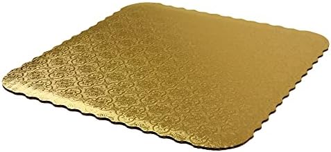 O'Creme Gold -top Bolo Squallopla Bolo Placa de 3/32 polegadas de espessura, 8 polegadas x 8 polegadas - pacote de 10