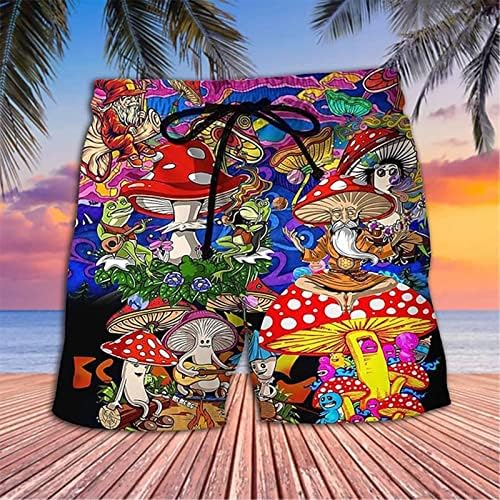 Shorts masculinos de shorts masculinos de primavera e verão casuais painéis de praia de painel de esportes com wake wake