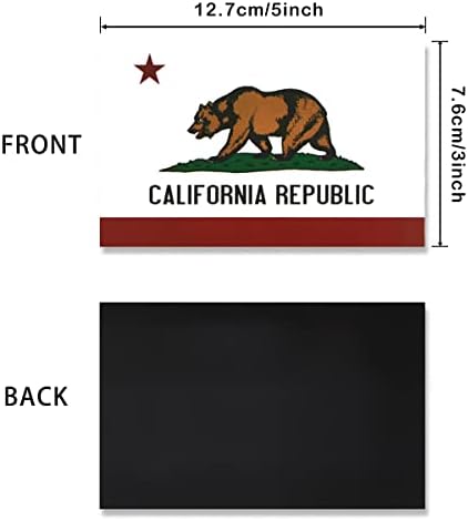 JBCD California Flag Magnet Decal