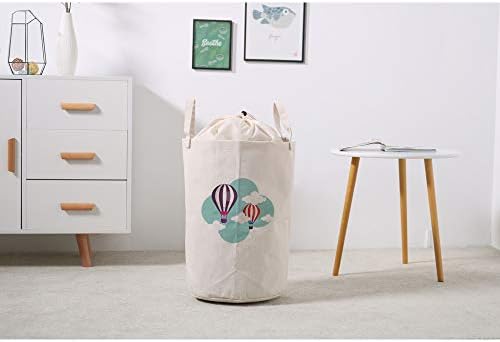 Cesto de lavanderia cesto de roupas sujas saco de armazenamento Organizador de balões air ar voador de luto de luto à prova d'água decoração de casa