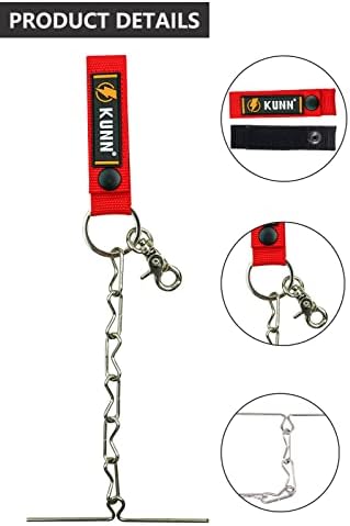 Porta de fita elétrica Kunn, tanga de fita dupla, suporte de suporte de fita rápida aprimorada para correia de ferramenta com