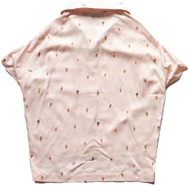 Camisa estampada de sorvete de animais de estimação | Tecido softtech Halte Sleeves/Apparel/Roupas Camisa Presente para