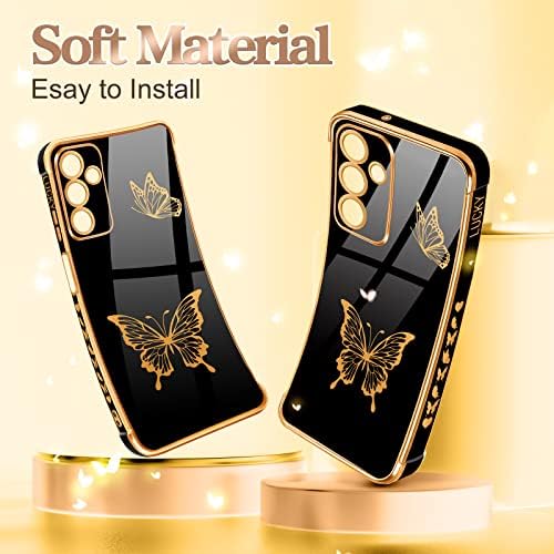 Coralogo para Samsung Galaxy A14 5G Caixa de telefone Butterfly For Women Girls Meninas Casos bonitos bonitos Butterfals