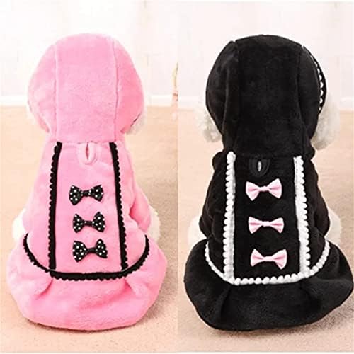 Vestido de girina de estimação para cães de estimação de cachorro rosa/preto para cães para cães pequenos para cães