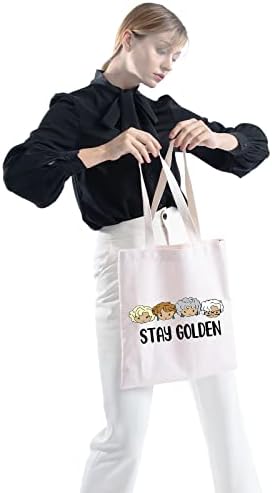 ZJXHPO Stay Golden Makeup Bag TV Show Inspire Cosmetic Bag Gift para a melhor amiga