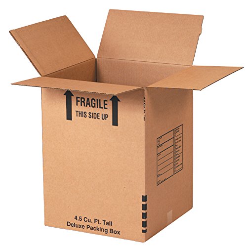 Box USA B181824DPBSK Deluxe Caixas de embalagem, 18 L x 18 W x 24 H, Kraft
