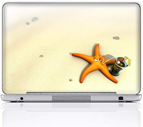 Mefffort Inc 17 17,3 polegadas Laptop Notebook Skin Skin Skin Skin Toupe Art Decal