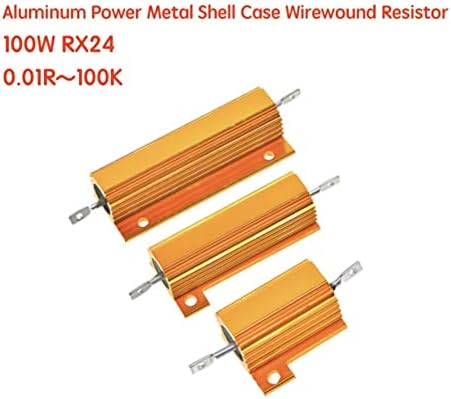 1PCS 100W RX24 Alumínio Metal Metal Shell Case Wirewound