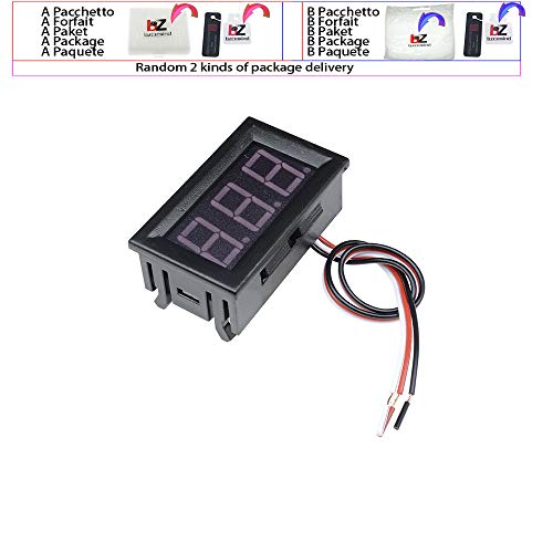 3 FIE 0,56 ”LED Digital Voltímetro Medidor de tensão Carro Motocicleta Testador Volt Detector DC 12V Capacidade monitor Verde