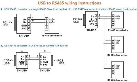 MACIMO USB para RS485 Módulo de comunicação Bidirecional Half-Duplex Serial Converter