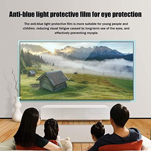 Protetor de tela de TV anti -enseada, proteção do olho Blue Light Filtion Film Alieve Oche Trinds and Sleep Better - 23 Tamanho,