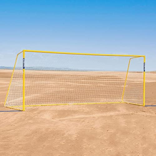 18 pés x 7,3ft Forza ALU60 Praia Goal de futebol | Objetivo do futebol para praia e quintal | Postagens de gols para