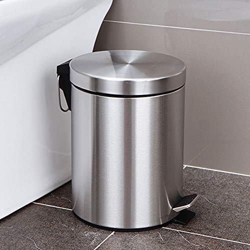 lata de lixo PLPLAAOO 3L com tampa, lata de lixo de cozinha, lixo de lixo de lixo recipiente de lixo, lata de lixo de pedal