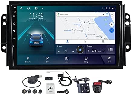 Android 11 Navegação no Dash para Chery Tiggo 3 -2018 9 polegadas de tela de tela Bluetooth 5.0 com Android Android