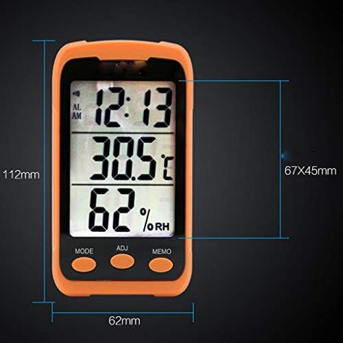 Higrômetro do termômetro SAWQF, mini umidade e temperatura com exportação de dados