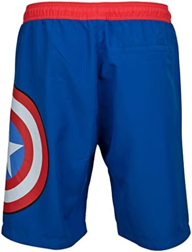 Capitão America Shield Logo Board Shorts