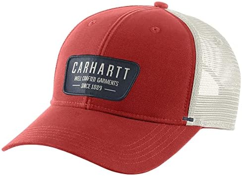 Carhartt Men's Canvas Mesh-Back Craft Patch Cap