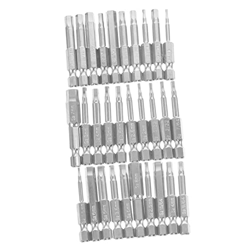 Angoily 5 conjuntos de broca hexadecimal conjunto de broca para arames de metal machuelos para um bits de broca varrida de metal