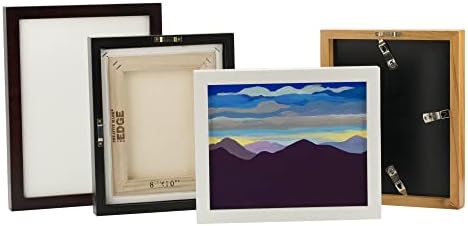 Jerry's Artarama Gallery Wood Frame Single - Ótimo para tela esticada, painéis de artistas, quadros de arte e muito mais! - Ouro antigo 5x7