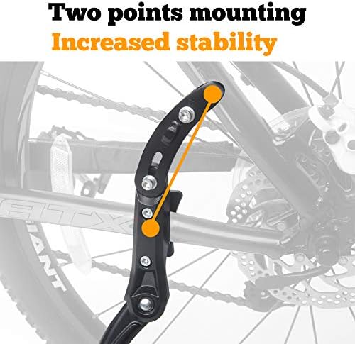 SatAway Bike Kickstand Ajuste Ajuste do Monte traseiro Alumínio Bicicleta Kickstand por 24 ”26” 700c 27,5 ”28” Inch Bike