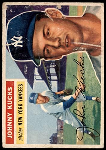 1956 Topps # 88 Johnny Kucks New York Yankees Fair Yankees
