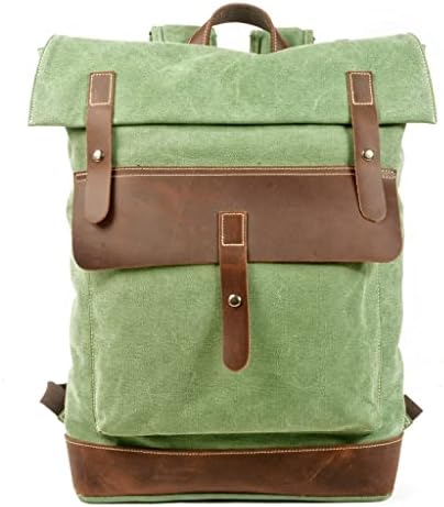 Zhaoleei Bolsa de Canvas Backpack Aluno Mochila Mochila Mochila Mochila de Viagem Masculina Mochila Mochila de Mochila