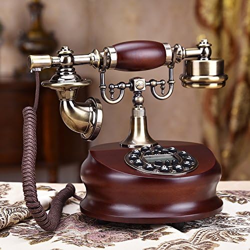 Telefone retro telefonia em casa lastline mesa de mesa clássica telefone europeu americano rotary rotary decoração discagem de discagem