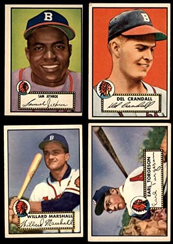 1952 Topps Boston Braves Team Set Boston Braves VG/Ex Braves