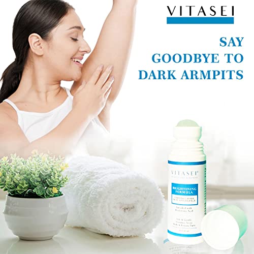 Vitasei Premium Dark Spot Corrector Roll On | Fórmula de iluminação para áreas íntimas e sensíveis, iluminação da pele