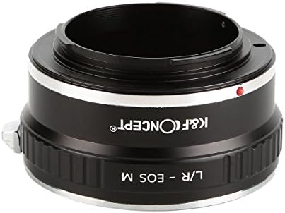 Adaptador de montagem de lentes K&F Concept L/R-M para lente Leica R para o corpo da câmera