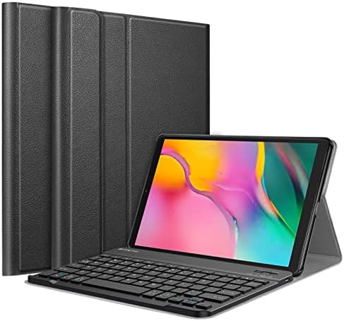 Caixa de teclado Fintie para Samsung Galaxy Tab A 10.1 2019 Modelo SM-T510/T515/T517, Slim Shell Lightweight Stand
