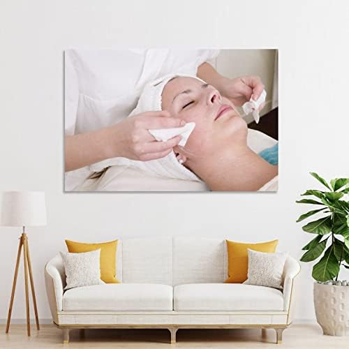 Imagens faciais de limpeza facial para parede e spa Poster Tratamento facial Spa Spa facial Poster Canvas de pintura de pintura