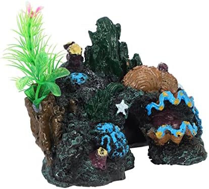 Manual de prática artesanato aquário aquário tanque de peixes ornamentos de coral acessórios de aquário de coral para colorir 10