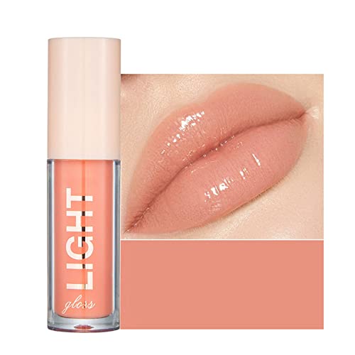 Xiahium Lip Lip Plumper - água clara de água líquida tinta de tinta de luz 12 cores hidratante Lip Lip Lip Gloss Glaze 3,5ml Base