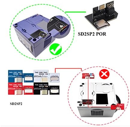 Salalis NGC SD2SP2 Adaptador Pro, SD2SP2 Pro Card Reader Storage Card Litor