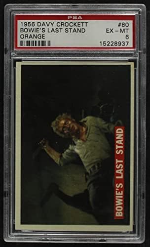 1956 TOPPS # 80 BOWIE's Last Stand PSA PSA 6.00