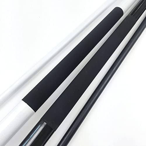Pistas de bilhar carbono mHYFC 13 mm de piscina preta/branca sticks 1/2 Acessórios de bilhar juntas de aço inoxidável dividido