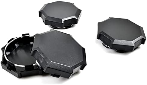 Tampa central de tampa do cubo da roda de pneu para Polaris RZR XP 4, Katimoto Black Dust Baps Caps Center Whele