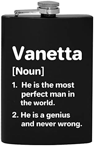 Definição de Vanetta, o homem mais perfeito - 8 onças de quadril bebendo o frasco de álcool