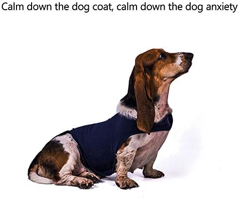 Jaqueta de Ansiedade Xlybsst Esporte Dog Anti-Anxiety Camisa Alívio do Estresse Mantenha Roupas Calma Calma Casaco Para Cães