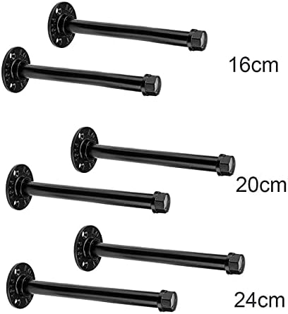 Xxxdxdp suportes de prateleira de tubo industrial ， com parafusos pesados ​​suportes de tubulação de prateleira para prateleiras