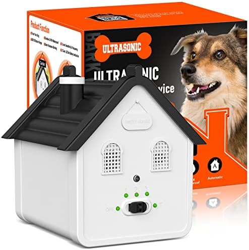 Dispositivo anti -Barking, 3 níveis de dispositivos de controle de latido de cães ultrassônicos e ferramentas de treinamento de comportamento