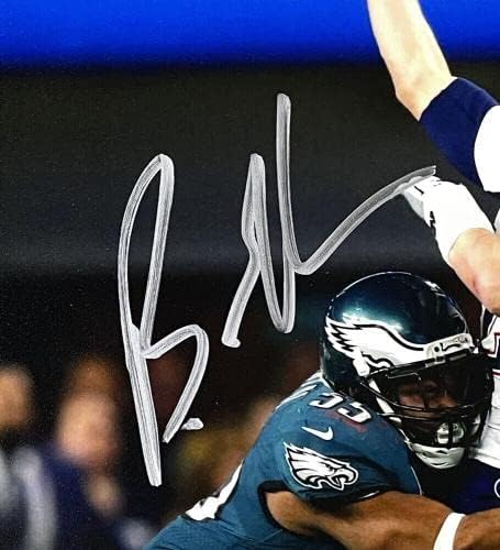 Brandon Graham assinou 8x10 Philadelphia Eagles Photo JSA ITP - Fotos autografadas da NFL